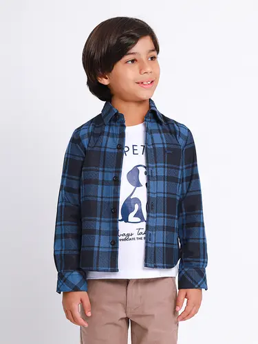 Camisa Infantil Xadrez
