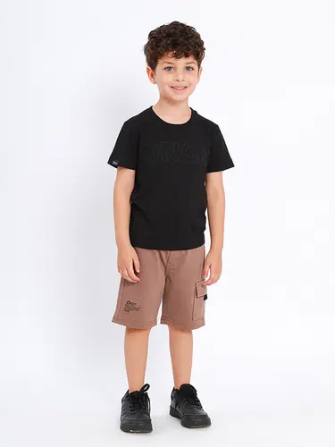 Bermuda Infantil de Moletinho com Bolso Lateral