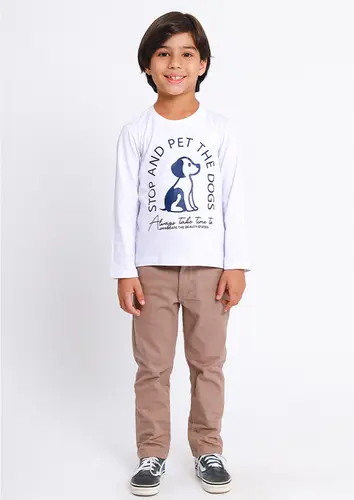 Calça Sarja Infantil Chino
