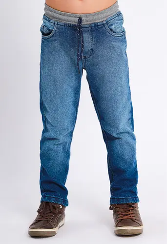 Calça Jeans Infantil Slim com Destroyed