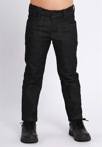 Calça Jeans Infantil Regular Black