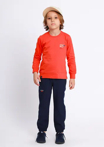 Conjunto Infantil Camiseta Stay Wild e Calça Microfibra