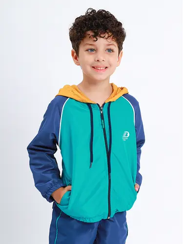Conjunto Infantil Jaqueta Color e Calça Microfibra