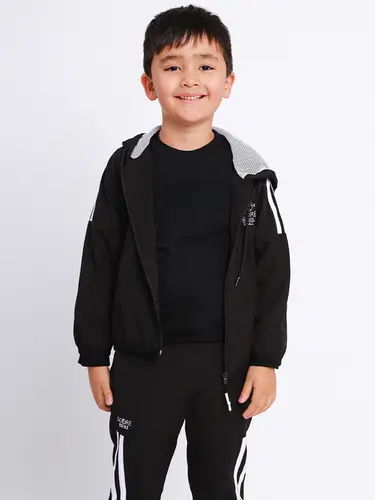 Conjunto Infantil Jaqueta Score e Calça Microfibra