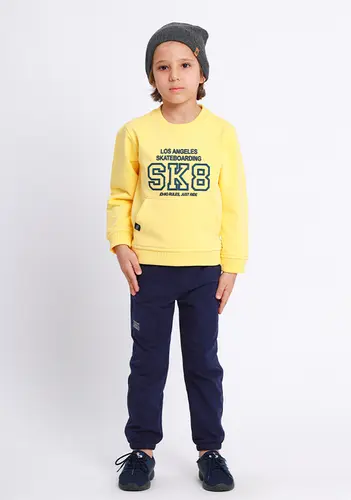 Conjunto Infantil Blusa e Calça Moletinho SK8