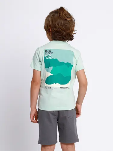 Conjunto Infantil Camiseta e Bermuda Moletinho Summit