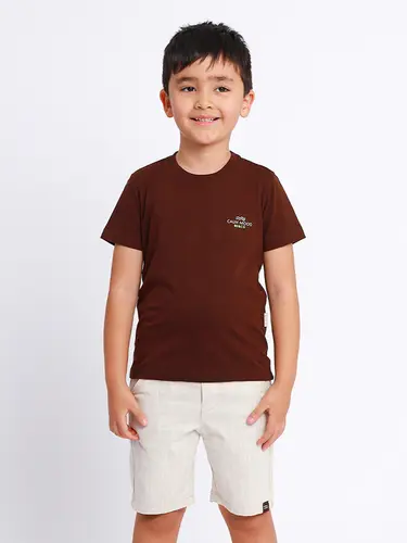 Conjunto Infantil Camiseta e Bermuda Sarja Calm Mood