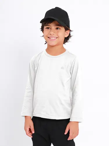 Camiseta Essencial Logo Bordado Manga Longa Banana Danger