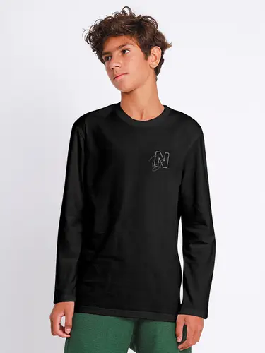 Camiseta Creative New York Manga Longa