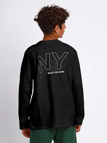 Camiseta Creative New York Manga Longa