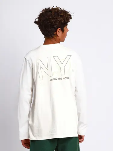 Camiseta Creative New York Manga Longa