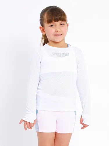 Blusa Dry Fit Infantil Sport Mode Manga Longa