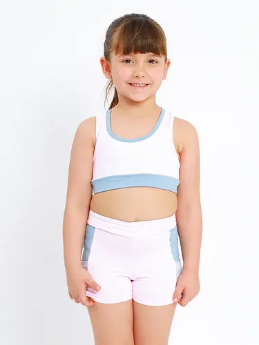 Conjunto Fitness Blusa e Short Sport Infantil