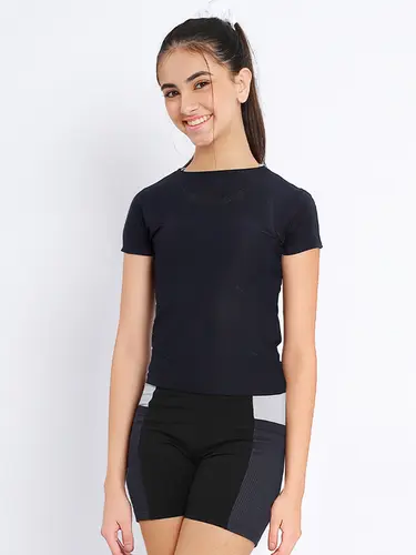 Blusa Dry Fit Sport Mode Teen Manga Curta
