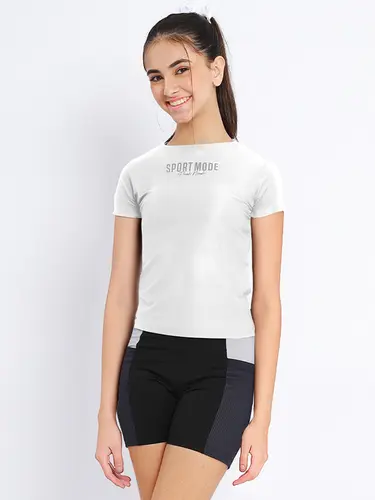 Blusa Dry Fit Sport Mode Teen Manga Curta