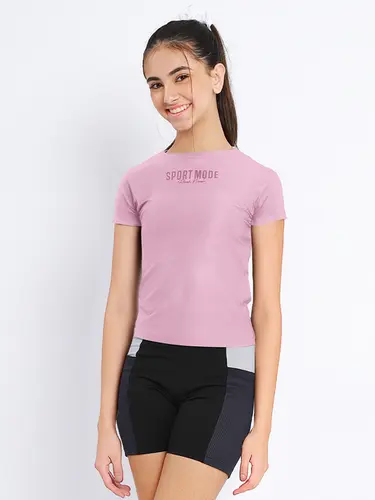 Blusa Dry Fit Sport Mode Teen Manga Curta
