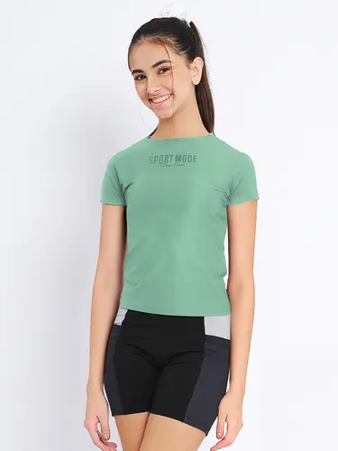 Blusa Dry Fit Sport Mode Teen Manga Curta