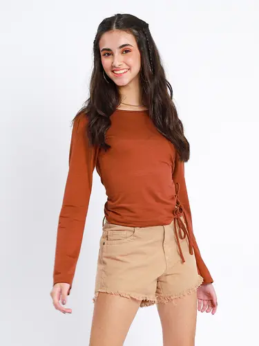 Blusa Shine Teen C/ Amarração