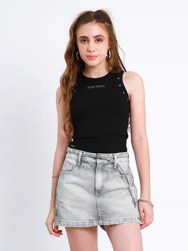Blusa Canelada Star Girls