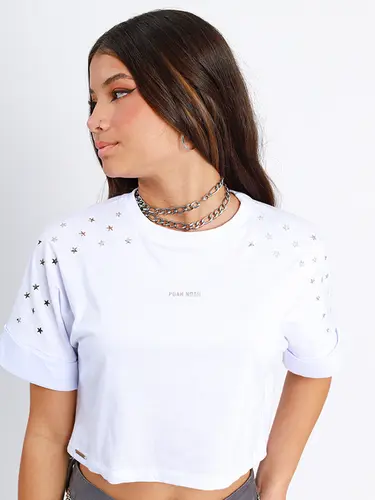T-Shirt Cropped Star Girls