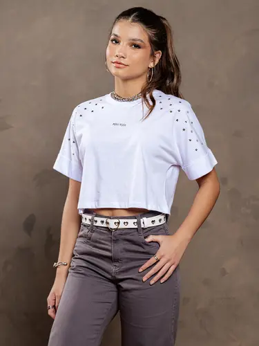 T-Shirt Cropped Star Girls