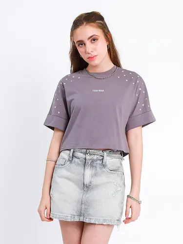 T-Shirt Cropped Star Girls