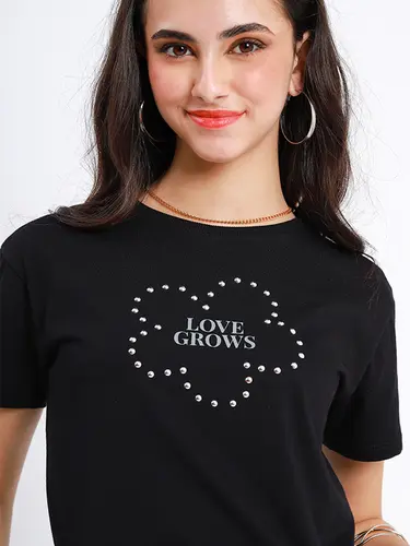 T-shirt Slim Flowers