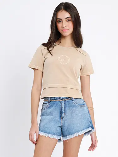 Blusa Baby Tee Be Brave