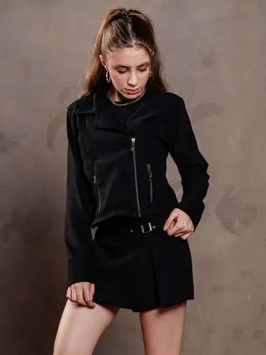 Jaqueta Suede Black