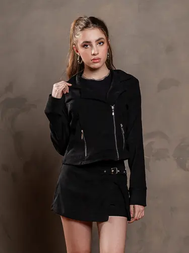 Jaqueta Suede Black