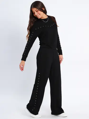 Calça Molevisco com Ilhós