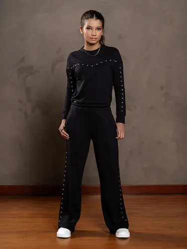 Calça Molevisco com Ilhós