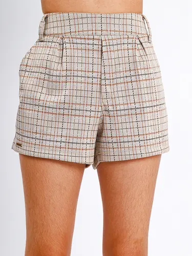 Shorts Moletom Xadrez