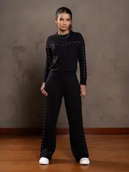 Blusa Molevisco com Ilhós