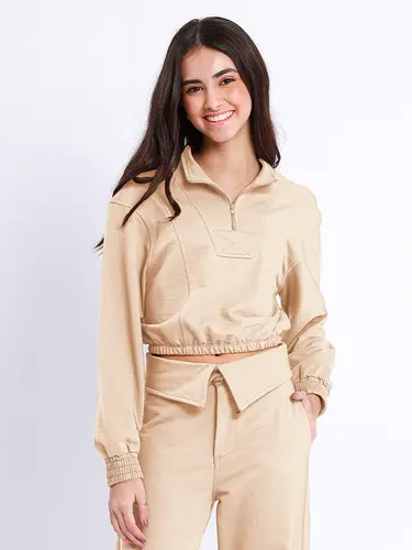 Blusa Moletinho Recortes PHNH