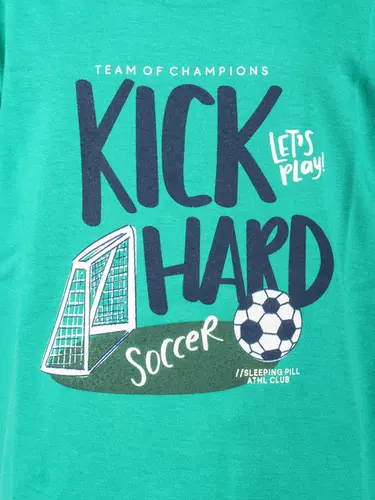 Pijama Camiseta e Bermuda Football