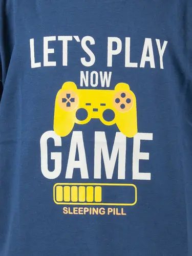 Pijama Camiseta e Bermuda Gamer