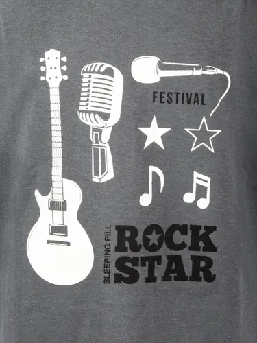 Pijama Camiseta e Bermuda Rock