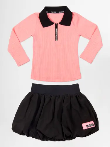 Conjunto Infantil Blusa e Saia Balonê