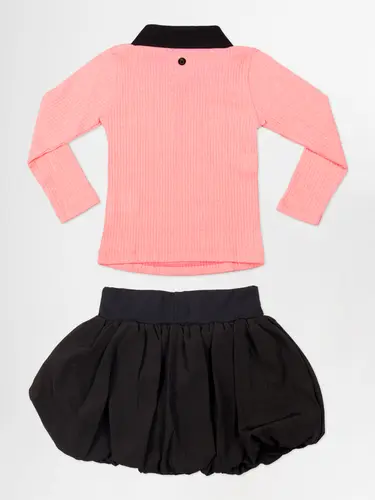 Conjunto Infantil Blusa e Saia Balonê