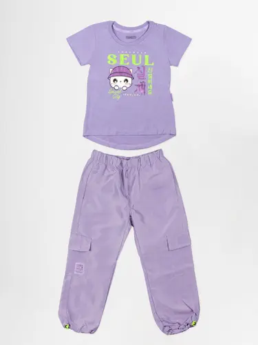 Conjunto Blusa e Calça Parachute Travel Girl