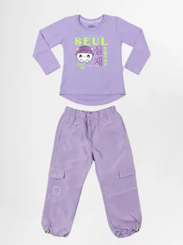 Conjunto Blusa e Calça Parachute Manga Longa