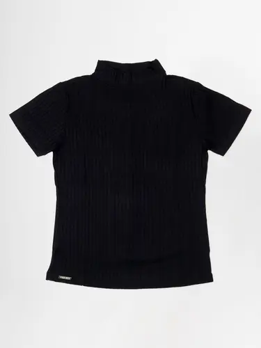 Blusa Canelada Gola Alta