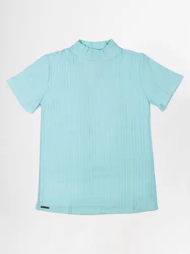Blusa Canelada Gola Alta