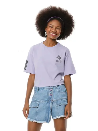 Blusa Cropped Surrealism
