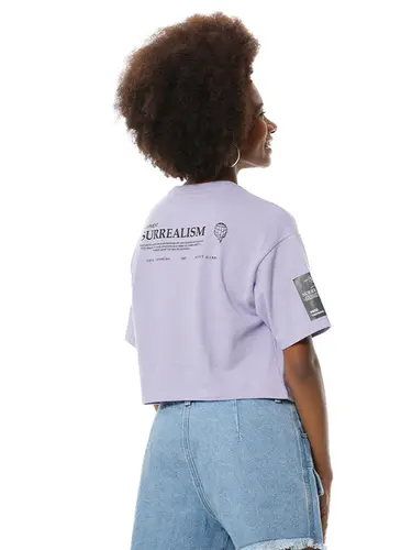 Blusa Cropped Surrealism