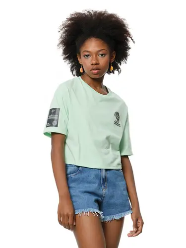 Blusa Cropped Surrealism