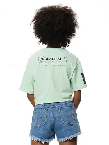Blusa Cropped Surrealism